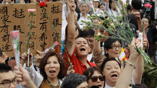 Taiwan-anti-protest-rally