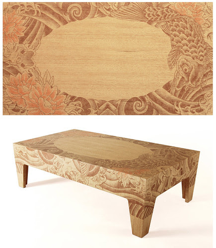 tattoo table by Sterin