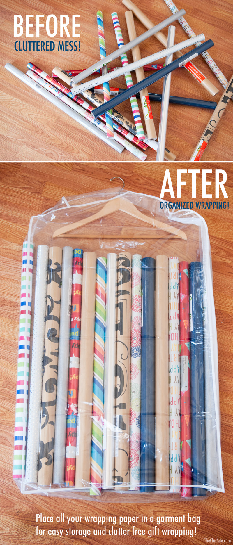 Wrapping paper bag