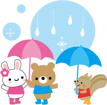 梅雨の無料イラスト