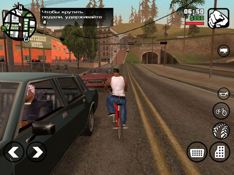 Screenshots of the Grand Theft Auto: San Andreas game for iPhone, iPad or iPod.