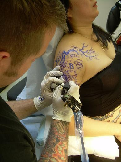  Shogun Tattoo in Pasadena. It actually didn't hurt as much as it looks 