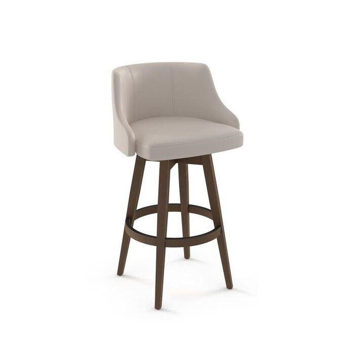 Swirl Bar Stool, Amisco Nolan Cream Counter Upholstered Swivel Bar Stool In The Bar Stools Department At Lowes Com