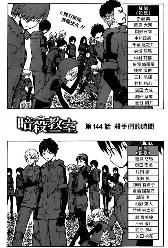 閒聊 暗殺教室144 熟肉 Acg板 Disp s