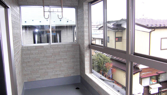 大型サンルームのある家 建築施工例 一般住宅 遠藤工務店