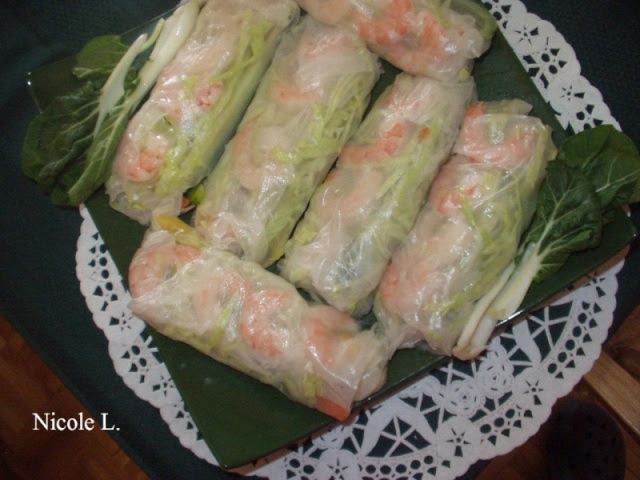 Rouleaux de printemps aux crevettes (nems) vietnamiens