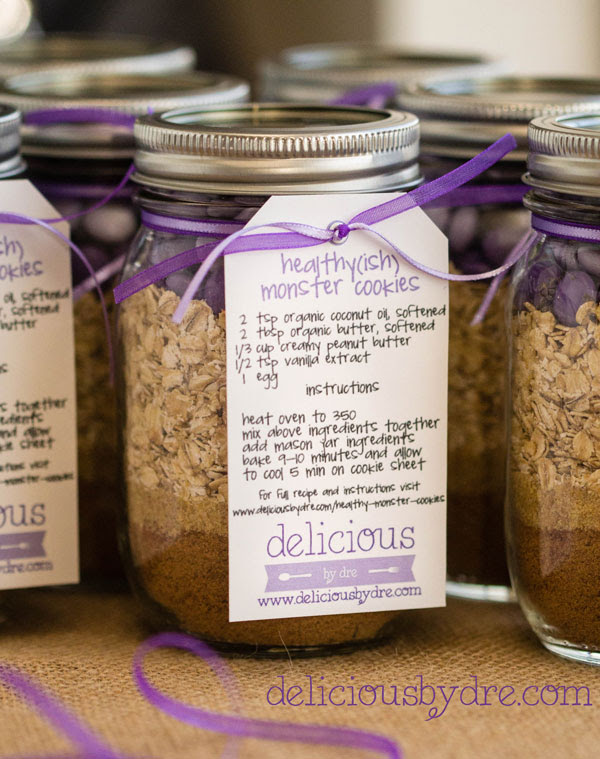 Healthy Mason Jar Monster Cookie Mix Recipe Instructions Delicious By Dre