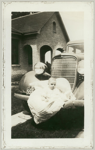 baby on a bumper