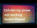 Hp Laptop Screen Flipped Sideways
