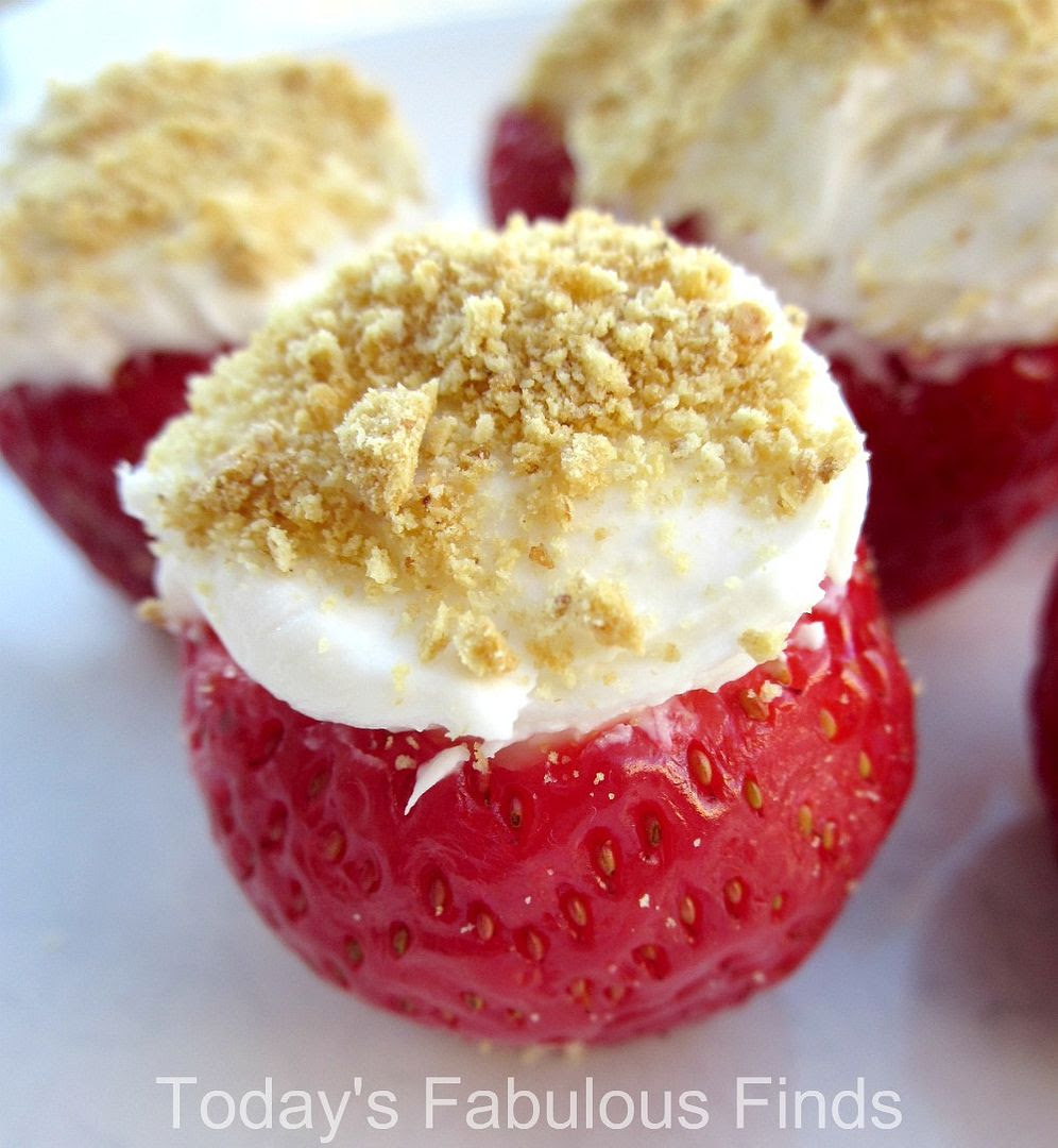 Cream Cheese Stuffed Strawberries