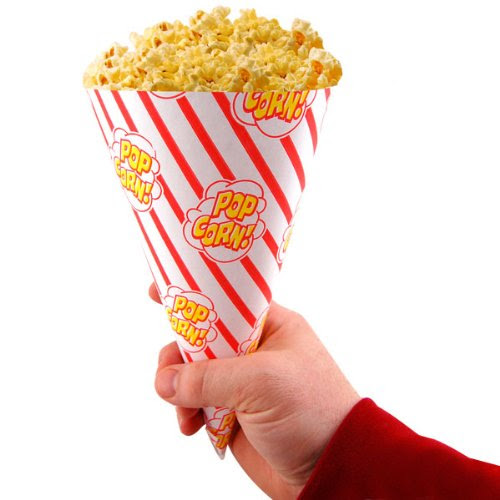 Gold Medal Cone-O-Corn Popcorn Cones - Box of 250