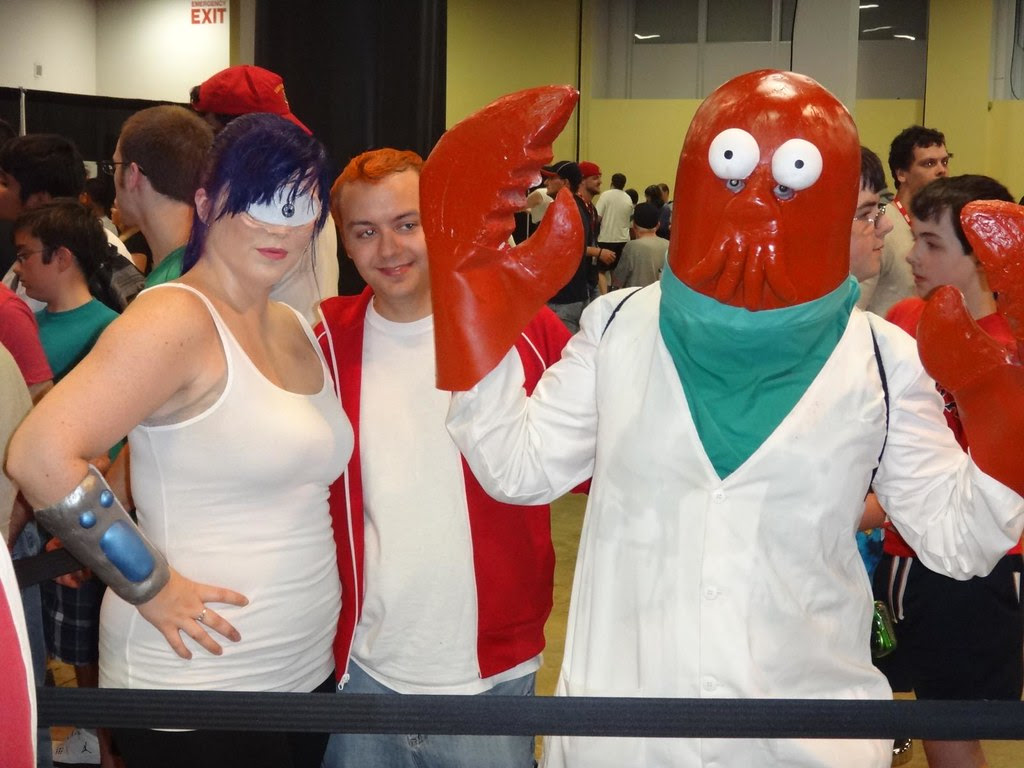 Boston Comic Con 2013 futurama cosplay leela fry zoidberg