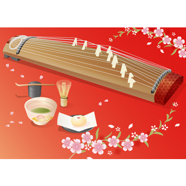 箏 イラスト イラスト画像をダウンロード
