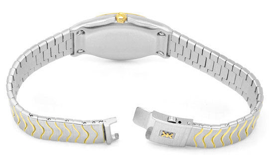 Originalfoto EBEL JUNIOR SPORT CLASSIC STAHLGOLD DIAMANTEN