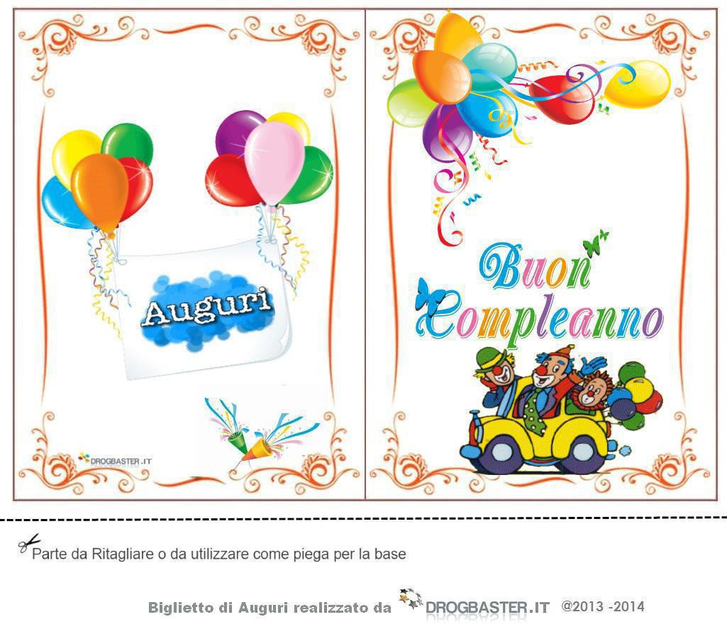 Stampa Biglietti D Auguri Compleanno