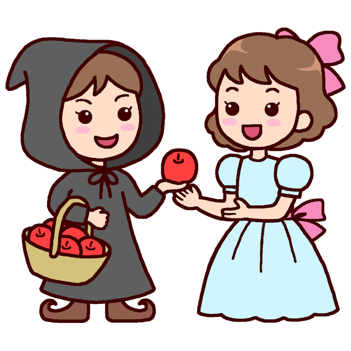 白雪姫 カラー 発表会 おゆうぎ会の無料イラスト 秋の季節 行事 保育素材