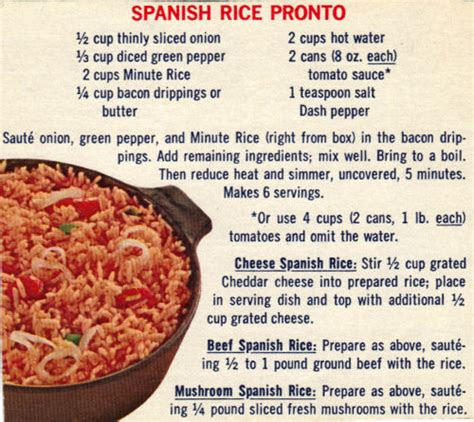 spanish rice recipe mexican food recipes
