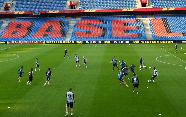 Chelsea treino Basel (Foto: Reuters)