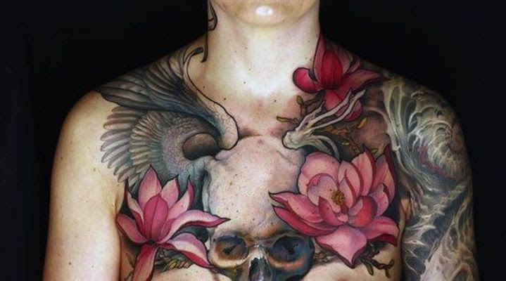 100 Nice Chest Tattoo Ideas | Cuded