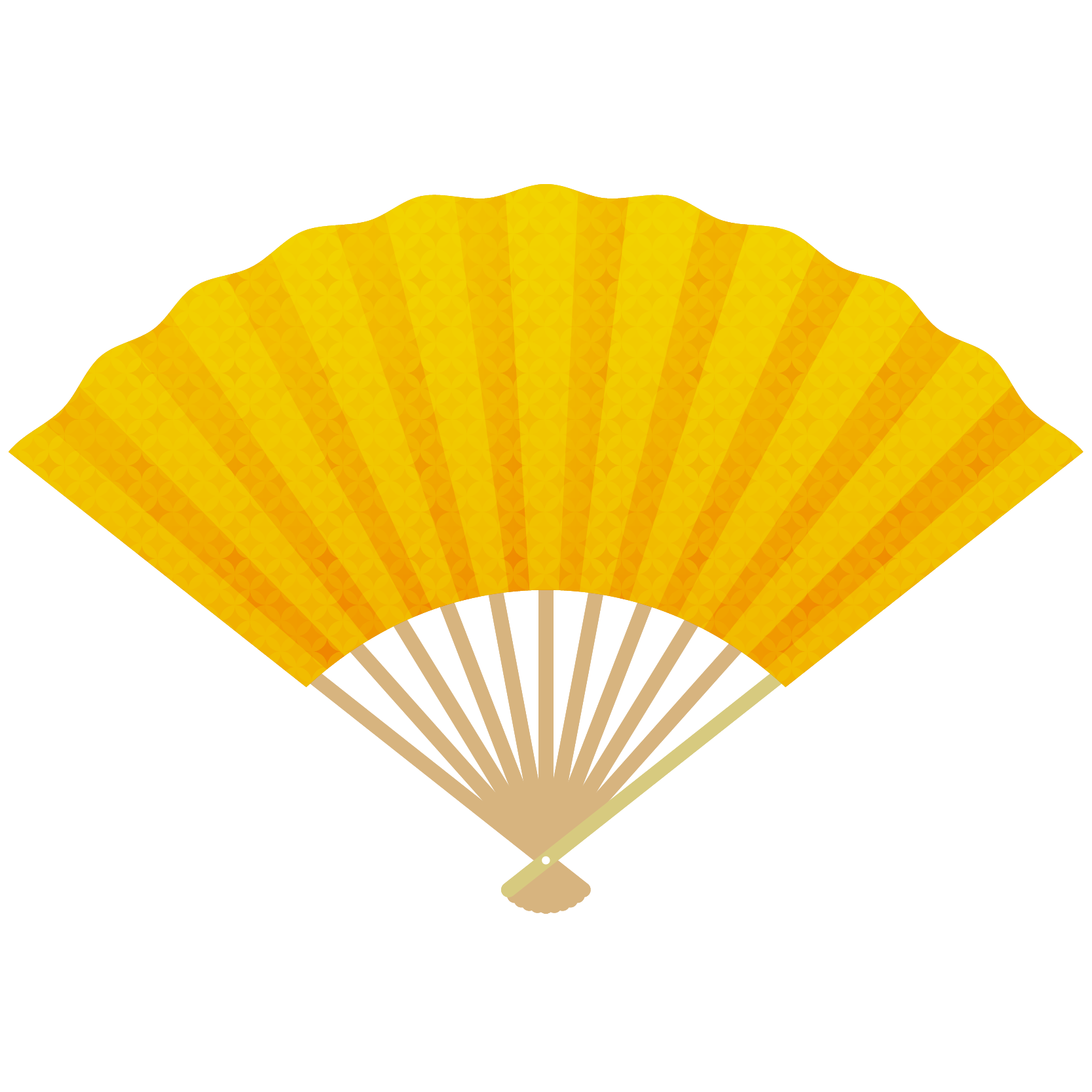 商用フリー 無料イラスト 縁起物 扇 扇子 せんす 金 商用ok フリー素材集 ナイスなイラスト