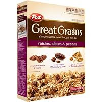 Post Selects Great Grains Raisin, Date & Pecan Cereal, 16-Ounce Box
