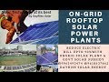 On-Grid Rooftop Solar Power Plants