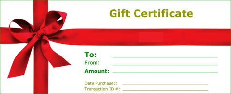  gift certificate templates to print activity shelter