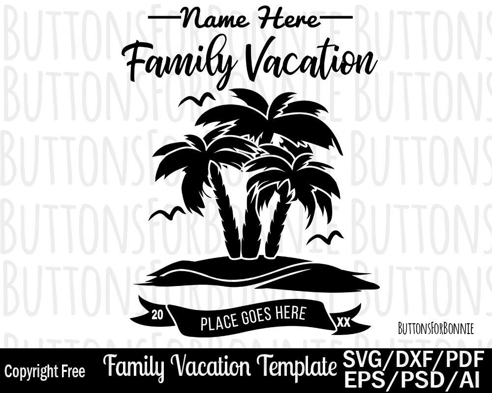 Crella Free 246 Beach Vacation Family Vacation Svg SVG PNG EPS DXF File Compatible with Cameo Silhouette Studio, Cricut and other cutting machines for any crafting projects.