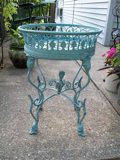 Get free shipping on qualified iron plant stands or buy online pick up in store today in the outdoors department. RESERVED 4 Cythere Antique Wrought Iron Plant Stand Shabby