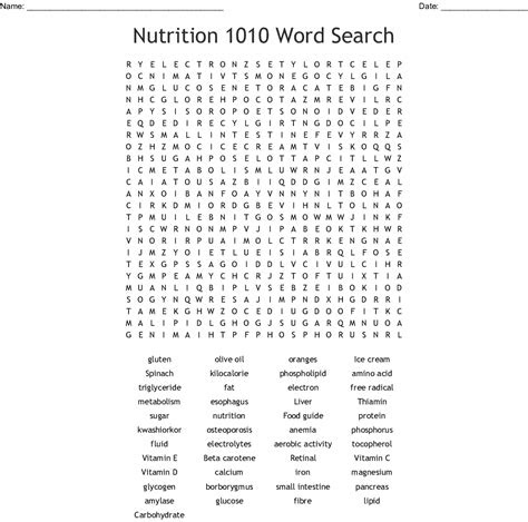 With the advent of the internet, you can now access free online word search puzzles from the comfort of your own home. food nutrition wordsearch wordmint word search printable