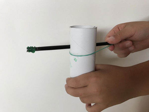 ストロー工作 トイレットペーパー弓矢の作り方 ガムシャラナ子育て