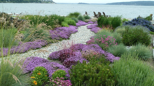 Traditional Landscape by Lankford Associates Landscape Architects