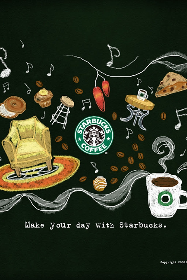 壁紙 スターバックスコーヒーのスマホ壁紙640x960 Starbucks I05 Jpg 壁紙box
