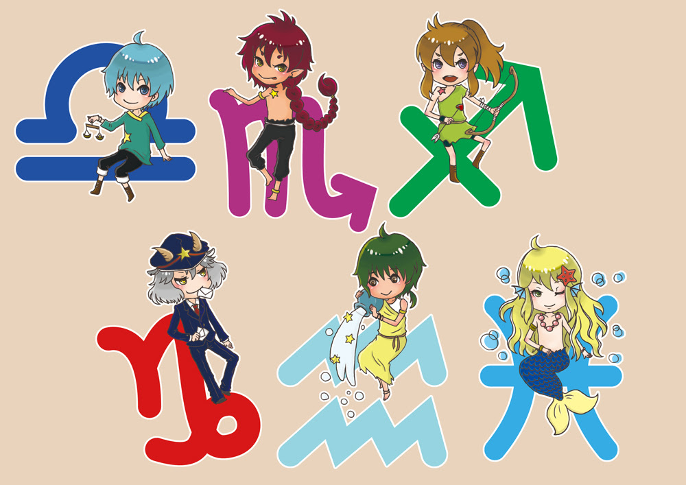 星座擬人化 新バージョン モノクロドリーム