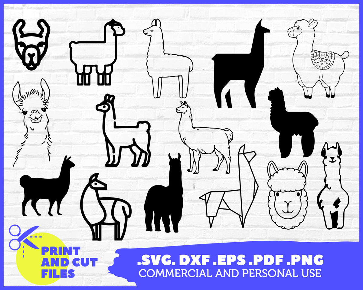 Download Llama svg / Llama cricut / Llama silhouette / Llama vector / Lama svg - Clipartic