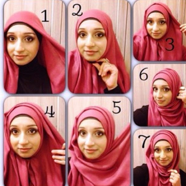 Cara Pake Hijab Panjang
