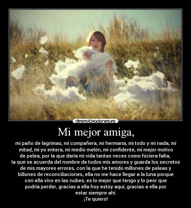 Mi mejor amiga,  Desmotivaciones