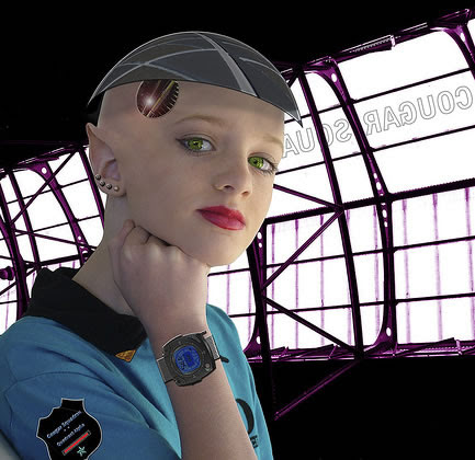 futuristic girl 
