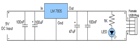 Usb Charger Circuit Diagram