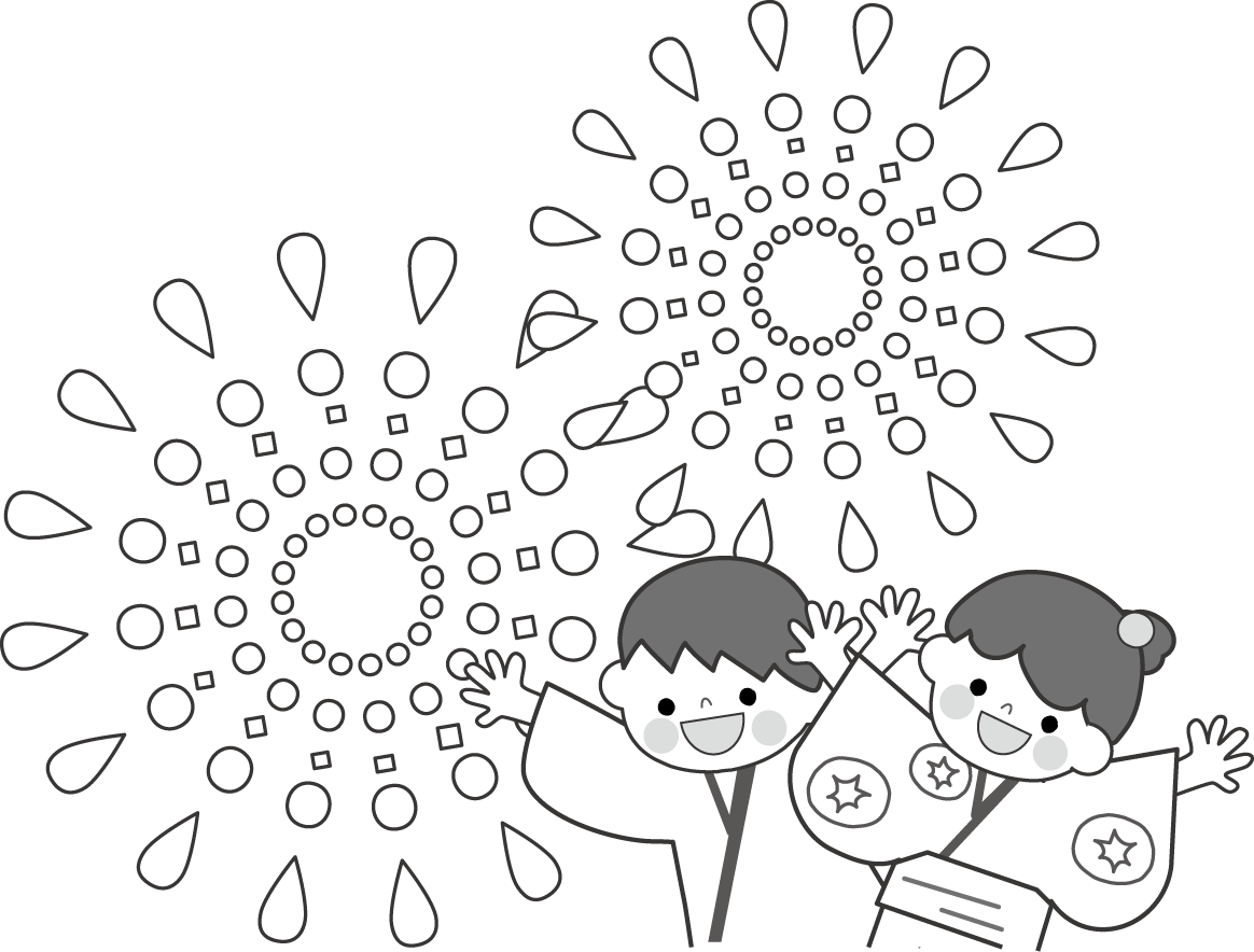 花火のイラスト 無料素材