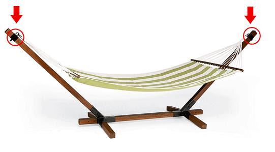 Wooden Hammock Stand
