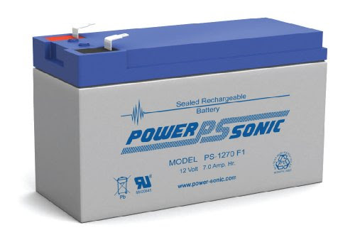 POWERSONIC PS1270F2 BATTERY 12VDC 7 AMH