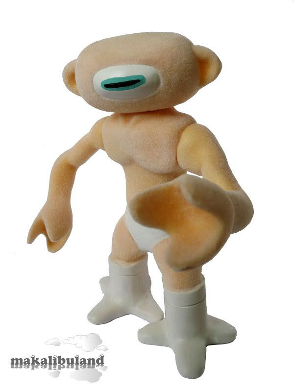 Handmade Flocked GID toys from Makalibuland
