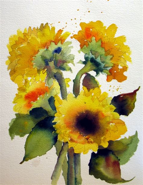 nels everyday painting sunflowers sold