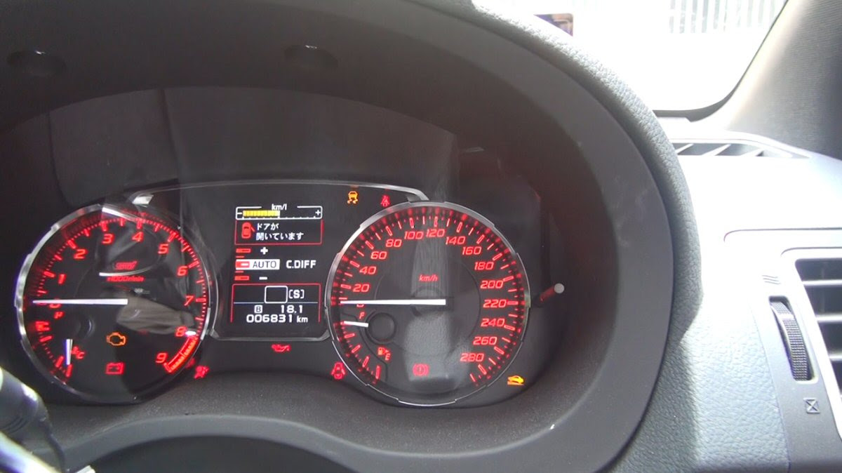 スバル車 給油ランプ点灯したらガソリンがどれくらい残っている 車情報車大好き