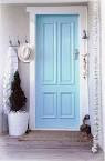 Beach House Coastal Cottage Front Entrance Door Decor / Decorating