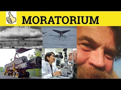 Must Know Moratorium Meaning In English For You