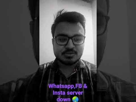 WHATSAPP, FB & Insta global server glitch so DON'T PANIC , concerned team will fix this ASAP.