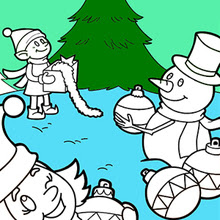 Dibujos De Navidad Para Colorear 357 Imagenes Navidenas Para Pintar E Imprimir