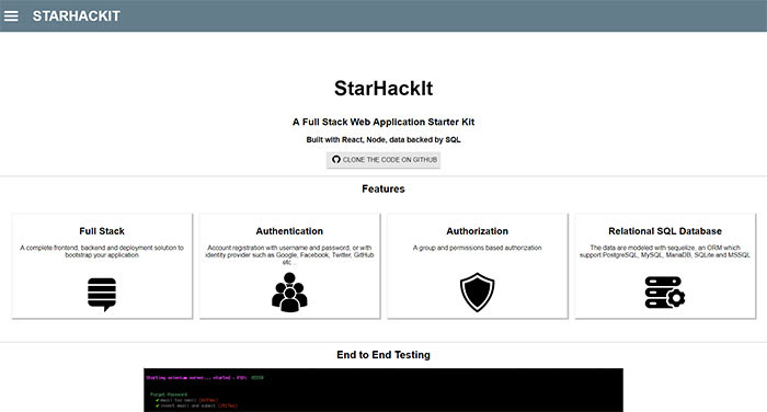 starhack.it_ React Boilerplates That You Should Know Of